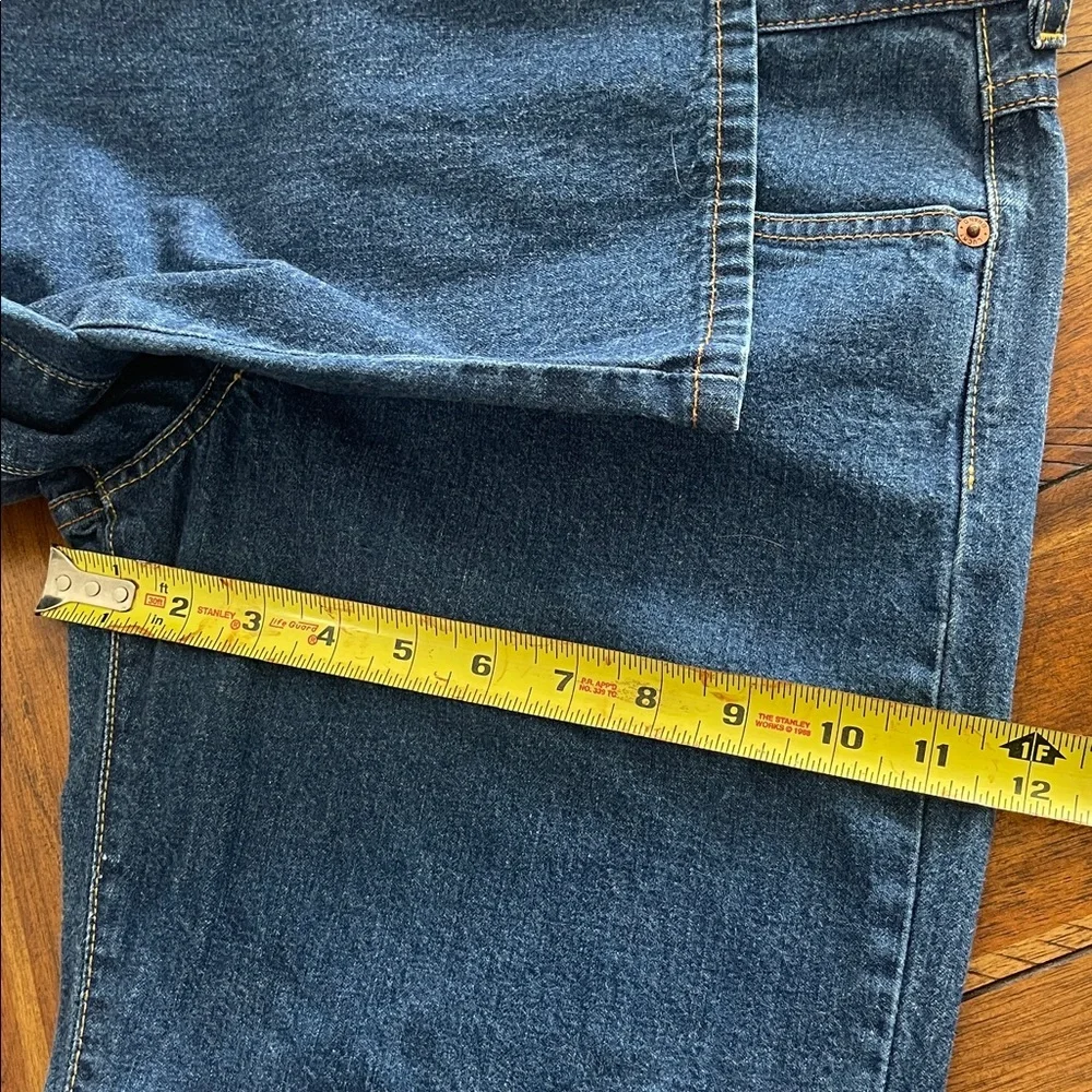 Vintage Lucky Brand Dungarees Easy Rider bootcut blue jeans 6/28 USA made Y2K - Picture 12 of 12